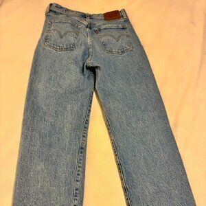 Ribcage Straight Ankle Women's Jeans - Medium Wash - 27 Like new